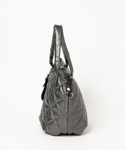 A4収納可能】3way BAG／シルバーキルティング A4収納可能】3way BAG