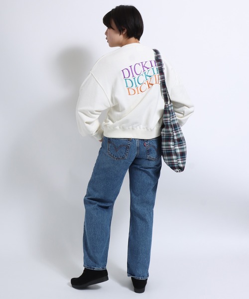 ディッキーズ Dickies 【 Summerdale Sweatshirt Women 】 ファッション レディースファッション トップス トレーナー レ DICKIES SUMMERDALE CREW - CLEARANCE