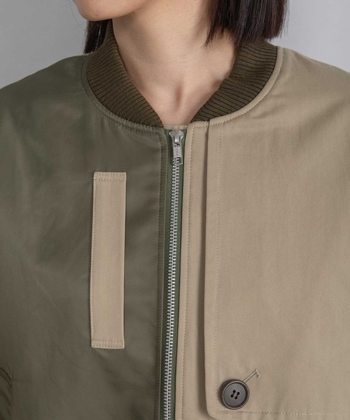 MARECHAL TERRE（マルシャルテル）の「トレンチブルゾン(MA-1