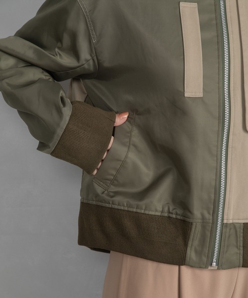 MARECHAL TERRE（マルシャルテル）の「トレンチブルゾン(MA-1