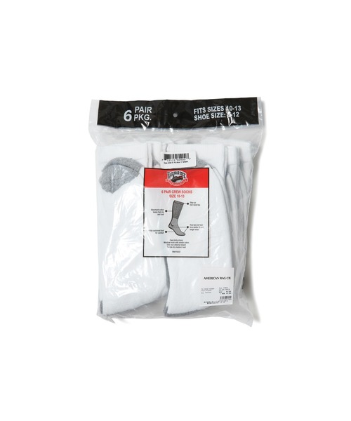 AMERICAN RAG CIE（アメリカンラグシー）の「US GOODS 6 pair Socks（ソックス/靴下・メンズ・ホワイト・FREE）」の3枚目の写真
