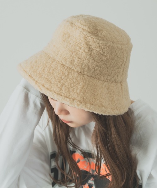 improves(インプローブス)の「ボア バケットハット(ハット・メンズ・ブラック/ベージュ・FREE)」の16枚目の写真