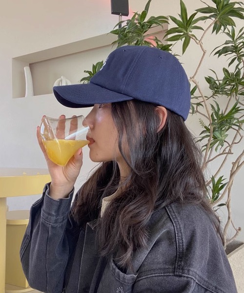 ROOPTOKYO(ループトウキョウ)の「▲one point retro cap/ワンポイント レトロキャップ ベースボールキャップ(キャップ・メンズ・ベージュ/ネイビー/ブラック/グリーン・FREE)」の8枚目の写真