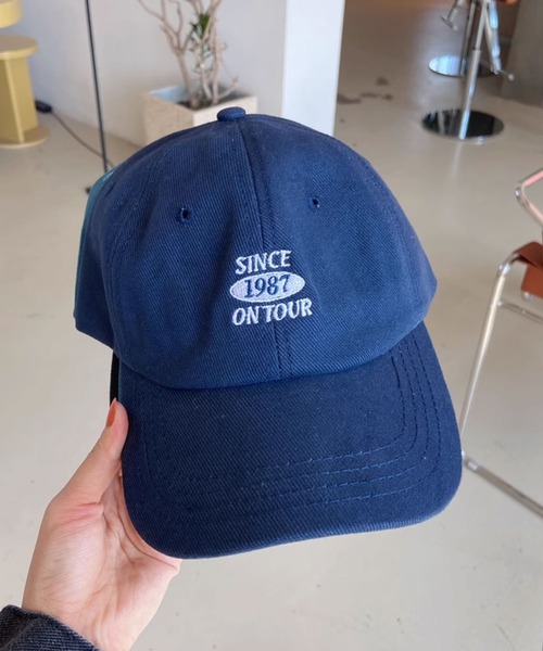 ROOPTOKYO(ループトウキョウ)の「▲one point retro cap/ワンポイント レトロキャップ ベースボールキャップ(キャップ・メンズ・ベージュ/ネイビー/ブラック/グリーン・FREE)」の9枚目の写真