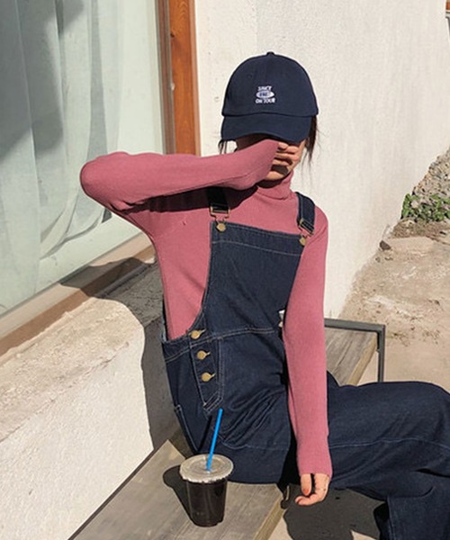 ROOPTOKYO(ループトウキョウ)の「▲one point retro cap/ワンポイント レトロキャップ ベースボールキャップ(キャップ・メンズ・ベージュ/ネイビー/ブラック/グリーン・FREE)」の5枚目の写真