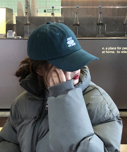 ROOPTOKYO(ループトウキョウ)の「▲one point retro cap/ワンポイント レトロキャップ ベースボールキャップ(キャップ・メンズ・ベージュ/ネイビー/ブラック/グリーン・FREE)」の16枚目の写真