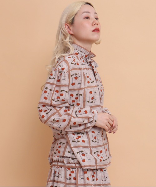 peu pres(プープレ)の「さくらんぼオパール ブラウス(シャツ/ブラウス・レディース・ピンク/ベージュ・FREE)」の5枚目の写真