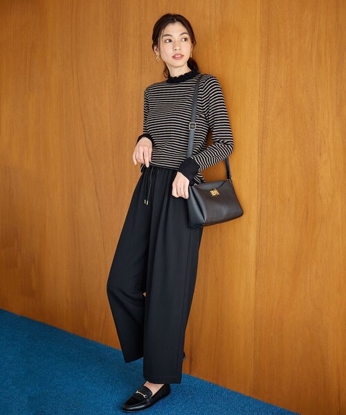 ANY（エニィ）の「【洗濯機可能/ストレッチ/ウエストゴム】ウール  