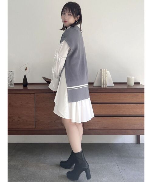dazzlin（ダズリン）の「シアーショートブーツ（ブーツ）」 - WEAR