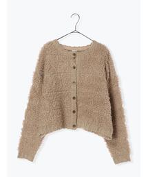 TSUHARU by Samansa Mos2 | ループ編みニットカーディガン(カーディガン/ボレロ)