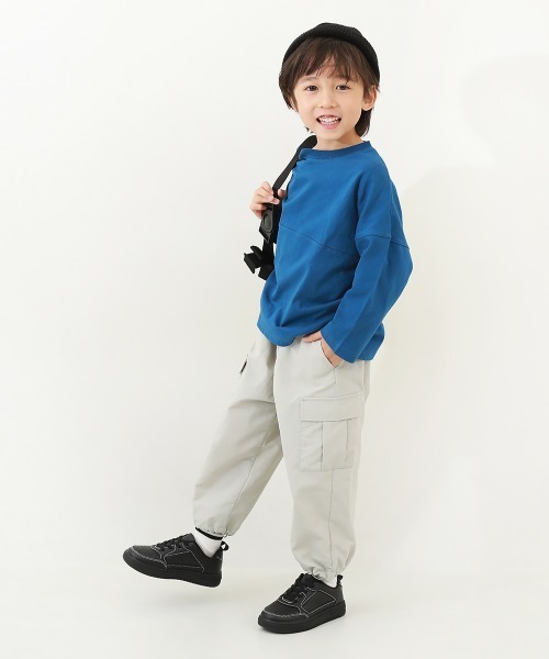 devirock（デビロック）の「撥水 とにかく軽い コートスニーカー（スニーカー・キッズ・ライラック/オフホワイト/ブラック・17.0cm/23.0cm/19.0cm/21.0cm/20.0cm/18.0cm/22.0cm/24.0cm）」の5枚目の写真