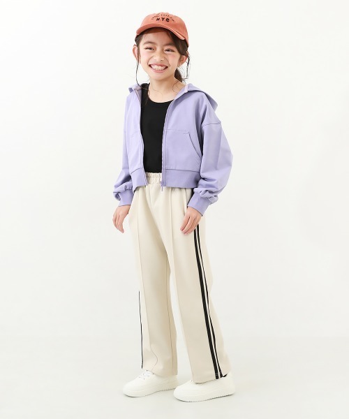 devirock（デビロック）の「撥水 とにかく軽い コートスニーカー（スニーカー・キッズ・ライラック/オフホワイト/ブラック・17.0cm/23.0cm/19.0cm/21.0cm/20.0cm/18.0cm/22.0cm/24.0cm）」の7枚目の写真