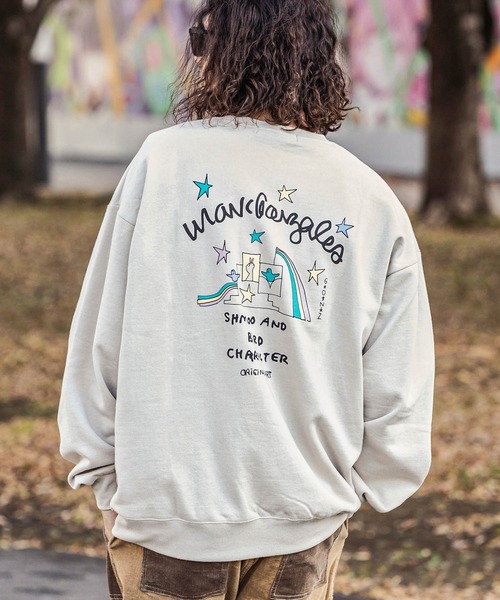 Mark Gonzales(マーク・ゴンザレス)の「【WEB・直営店限定】MARK GONZALES ARTWORK COLLECTION(マーク ゴンザレス)バックプリントクルーネックプルオーバー 2type 5colors(スウェット・メンズ・ブラック系2/ホワイト系2/ネイビー系1/グレー系2/ベージュ系2/グレー系1/ネイビー系2/ホワイト系1/ブラック系1/ベージュ系1・XL/M/L)」の7枚目の写真