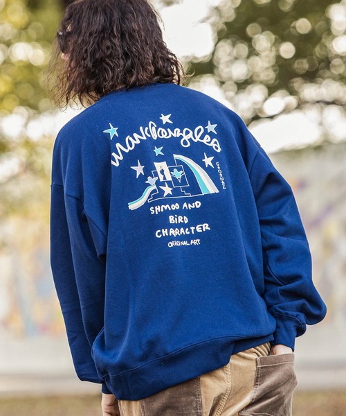 Mark Gonzales(マーク・ゴンザレス)の「【WEB・直営店限定】MARK GONZALES ARTWORK COLLECTION(マーク ゴンザレス)バックプリントクルーネックプルオーバー 2type 5colors(スウェット・メンズ・ブラック系2/ホワイト系2/ネイビー系1/グレー系2/ベージュ系2/グレー系1/ネイビー系2/ホワイト系1/ブラック系1/ベージュ系1・XL/M/L)」の9枚目の写真