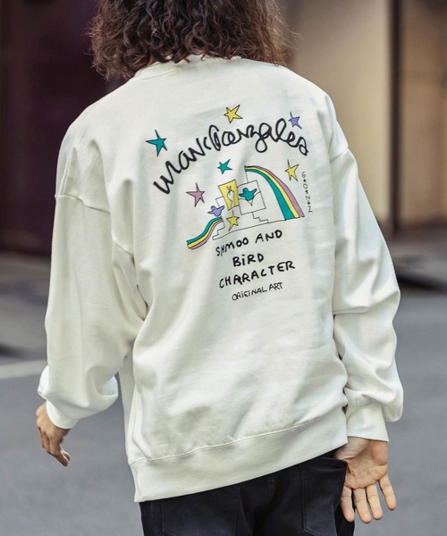 Mark Gonzales(マーク・ゴンザレス)の「【WEB・直営店限定】MARK GONZALES ARTWORK COLLECTION(マーク ゴンザレス)バックプリントクルーネックプルオーバー 2type 5colors(スウェット・メンズ・ブラック系2/ホワイト系2/ネイビー系1/グレー系2/ベージュ系2/グレー系1/ネイビー系2/ホワイト系1/ブラック系1/ベージュ系1・XL/M/L)」の19枚目の写真