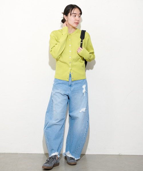 JOURNAL STANDARD（ジャーナルスタンダード）の「コンパクトカーディガン（カーディガン/ボレロ・レディース・イエロー/ブラック/ホワイト系その他・FREE）」の11枚目の写真