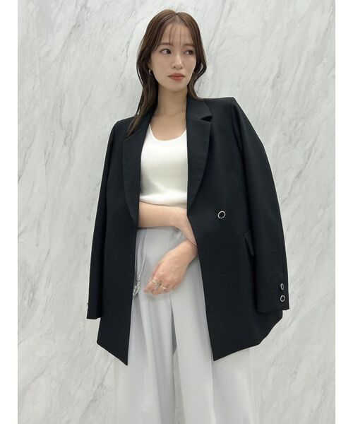 【セール】ベルト付きテーラードジャケット（テーラードジャケット）｜dazzlin（ダズリン）