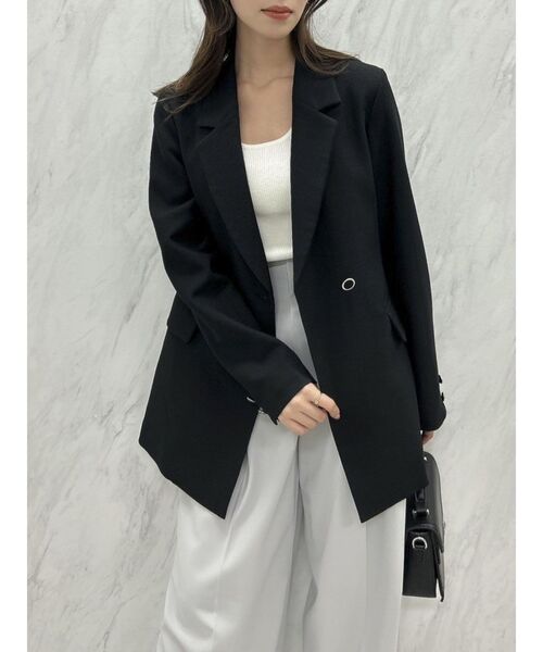 【セール】ベルト付きテーラードジャケット（テーラードジャケット）｜dazzlin（ダズリン）