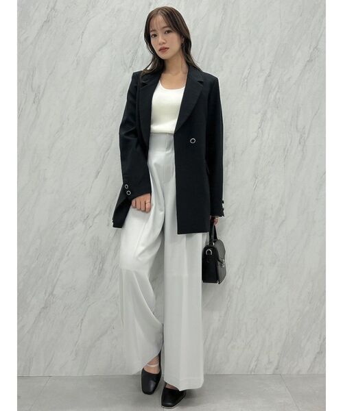 【セール】ベルト付きテーラードジャケット（テーラードジャケット）｜dazzlin（ダズリン）