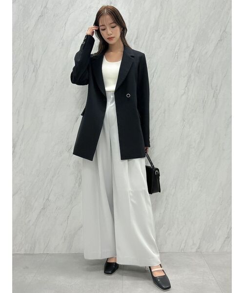 【セール】ベルト付きテーラードジャケット（テーラードジャケット）｜dazzlin（ダズリン）