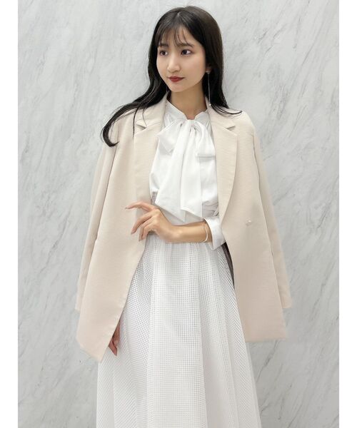 【セール】ベルト付きテーラードジャケット（テーラードジャケット）｜dazzlin（ダズリン）