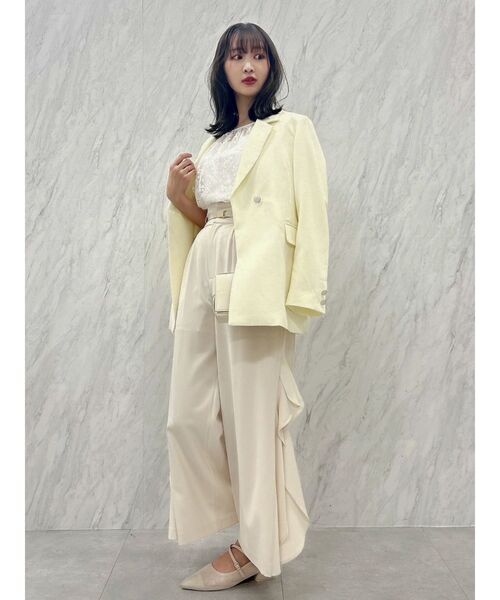 【セール】ベルト付きテーラードジャケット（テーラードジャケット）｜dazzlin（ダズリン）