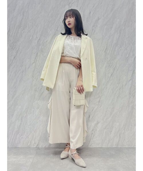 【セール】ベルト付きテーラードジャケット（テーラードジャケット）｜dazzlin（ダズリン）