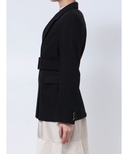 【セール】ベルト付きテーラードジャケット（テーラードジャケット）｜dazzlin（ダズリン）