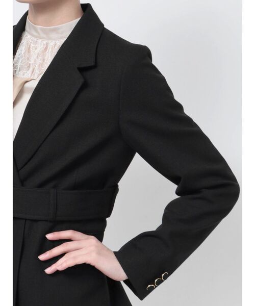 【セール】ベルト付きテーラードジャケット（テーラードジャケット）｜dazzlin（ダズリン）