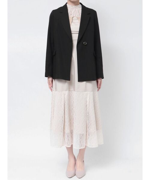 【セール】ベルト付きテーラードジャケット（テーラードジャケット）｜dazzlin（ダズリン）