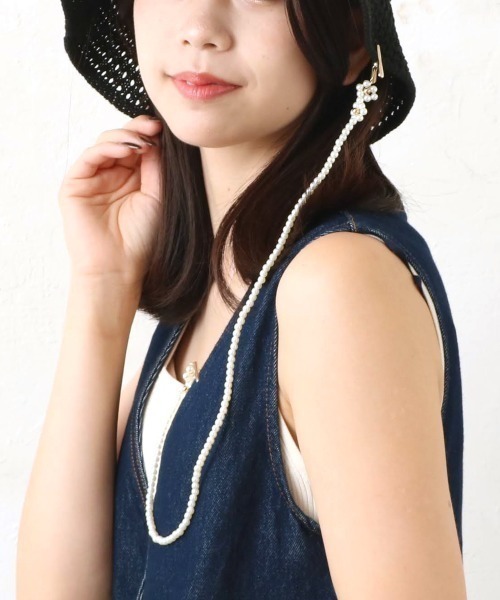 polka polka（ポルカポルカ）の「polka polka / ポルカポルカ ビーズハットクリップ 450 25012 SDI（ハット・レディース・その他2/その他1・FREE）」の3枚目の写真