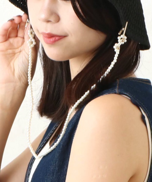 polka polka（ポルカポルカ）の「polka polka / ポルカポルカ ビーズハットクリップ 450 25012 SDI（ハット・レディース・その他2/その他1・FREE）」の4枚目の写真