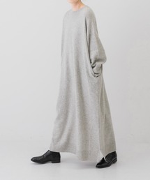 かぐれ | 『低身長向けも展開』クルーネックニットワンピース(ワンピース)