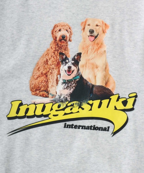 SEQUENZ(シークエンズ)の「Inugasuki イヌガスキ 裏起毛 フォトプリント リンガー スウェットトレーナー レディース メンズ(スウェット・レディース・アッシュグレー/レッド系その他/ブラック系その他/ホワイト系その他・M/LL/L)」の17枚目の写真