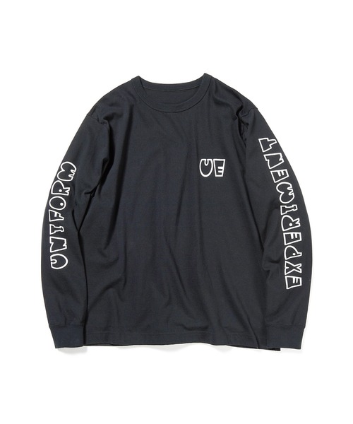 uniform experiment（ユニフォームエクスペリメント）の「AUTHENTIC L/S WIDE TEE（Tシャツ/カットソー・メンズ・グレー/ホワイト/ブラック・3/4/2/1）」の6枚目の写真