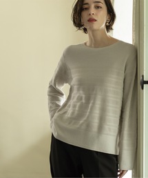 OPAQUE.CLIP | 6color/ボートネックニット【UV/洗濯機洗い可】(ニット/セーター)