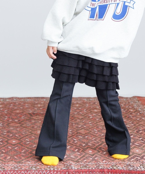 LOWRYS FARM(ローリーズファーム)の「ニットアソートミニスカート 102288(スカート・キッズ・ブラック系その他/レッド/ホワイト/ブラック・110cm/120cm/130cm/140cm/150cm)」の3枚目の写真