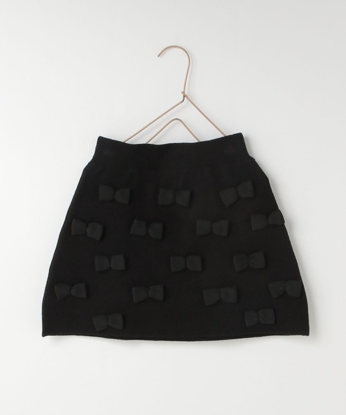 LOWRYS FARM(ローリーズファーム)の「ニットアソートミニスカート 102288(スカート・キッズ・ブラック系その他/レッド/ホワイト/ブラック・110cm/120cm/130cm/140cm/150cm)」の2枚目の写真