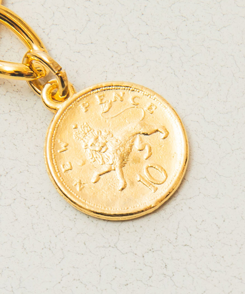 NARACAMICIE（ナラカミーチェ）の「【NARACAMICIE】コインチェーンベルト（ベルト・レディース・グレー/ブラウン・M）」の3枚目の写真