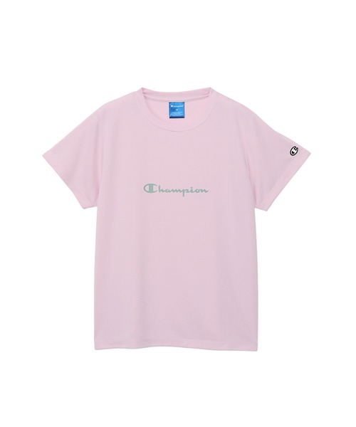 Champion(チャンピオン)の「【Champion/チャンピオン】レディース スポーツ ショートスリーブTシャツ(Tシャツ/カットソー・レディース・ブラック/ライトピンク/ターコイズブルー/ホワイト・MEDIUM/LARGE)」の4枚目の写真