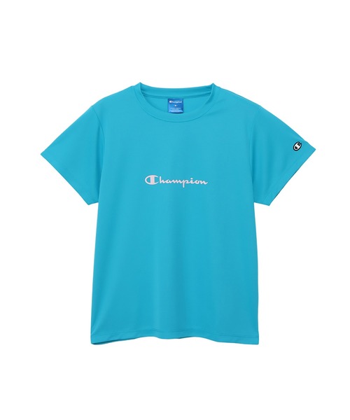 Champion(チャンピオン)の「【Champion/チャンピオン】レディース スポーツ ショートスリーブTシャツ(Tシャツ/カットソー・レディース・ブラック/ライトピンク/ターコイズブルー/ホワイト・MEDIUM/LARGE)」の3枚目の写真