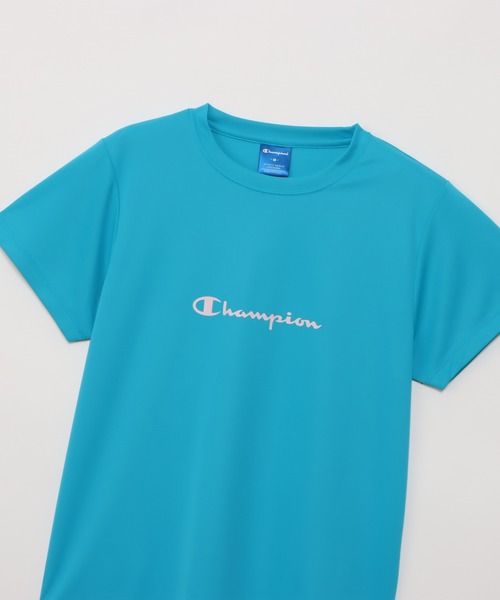 Champion(チャンピオン)の「【Champion/チャンピオン】レディース スポーツ ショートスリーブTシャツ(Tシャツ/カットソー・レディース・ブラック/ライトピンク/ターコイズブルー/ホワイト・MEDIUM/LARGE)」の19枚目の写真
