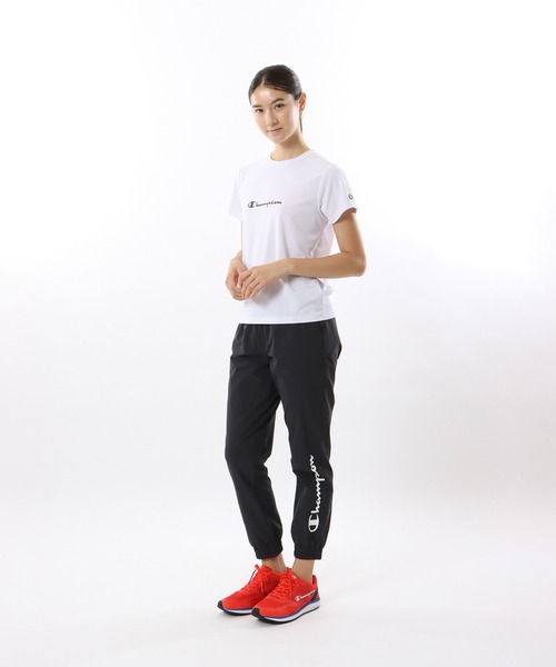 Champion(チャンピオン)の「【Champion/チャンピオン】レディース スポーツ ショートスリーブTシャツ(Tシャツ/カットソー・レディース・ブラック/ライトピンク/ターコイズブルー/ホワイト・MEDIUM/LARGE)」の9枚目の写真