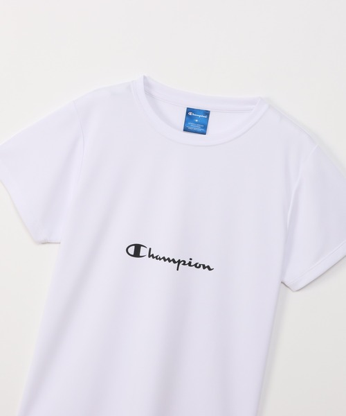 Champion(チャンピオン)の「【Champion/チャンピオン】レディース スポーツ ショートスリーブTシャツ(Tシャツ/カットソー・レディース・ブラック/ライトピンク/ターコイズブルー/ホワイト・MEDIUM/LARGE)」の13枚目の写真