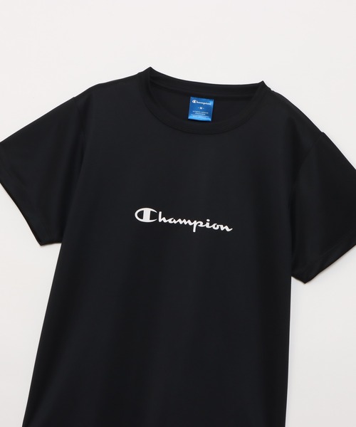 Champion(チャンピオン)の「【Champion/チャンピオン】レディース スポーツ ショートスリーブTシャツ(Tシャツ/カットソー・レディース・ブラック/ライトピンク/ターコイズブルー/ホワイト・MEDIUM/LARGE)」の16枚目の写真