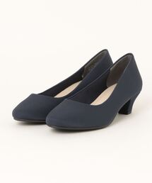 ABC SELECT エービーシーセレクト PLANE HEEL PPS4 プレーンヒールパンプス 4 W5045 NAVY