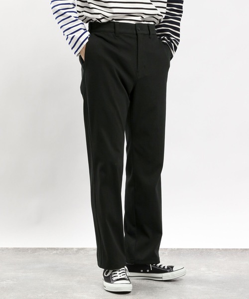 GLOBAL WORK Smile Seed Store(グローバルワーク スマイルシードストア)の「ストレッチツイルストレートパンツ/976931(その他パンツ・メンズ・ベージュ/ネイビー/ブラック・SMALL/LARGE/MEDIUM/X-LARGE)」の2枚目の写真