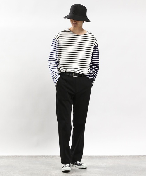 GLOBAL WORK Smile Seed Store(グローバルワーク スマイルシードストア)の「ストレッチツイルストレートパンツ/976931(その他パンツ・メンズ・ベージュ/ネイビー/ブラック・SMALL/LARGE/MEDIUM/X-LARGE)」の4枚目の写真