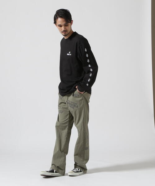 AVIREX（アヴィレックス）の「《直営店限定》DOLLARS DESIGN LONG SLLEVE T-SHIT / ダラーズ デザイン 長袖 Tシャツ / AVIREX / アヴィレックス（Tシャツ/カットソー・メンズ・ホワイト/ブラック・M/L/2XL/XL）」の3枚目の写真