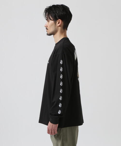 AVIREX（アヴィレックス）の「《直営店限定》DOLLARS DESIGN LONG SLLEVE T-SHIT / ダラーズ デザイン 長袖 Tシャツ / AVIREX / アヴィレックス（Tシャツ/カットソー・メンズ・ホワイト/ブラック・M/L/2XL/XL）」の5枚目の写真